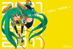  bad_id detached_sleeves green_eyes green_hair hatsune_miku highres long_hair nato smile solo thigh-highs thighhighs twintails very_long_hair vocaloid 