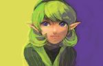  face green_hair hairband nintendo ocarina_of_time penta5 pointy_ears saria smile the_legend_of_zelda 