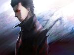  black_hair comin el_shaddai lucifel_(el_shaddai) lucifer_(el_shaddai) male red_eyes short_hair solo 