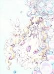  bunny charmal copyright_request dress highres long_hair personification purple_eyes rabbit solo twintails violet_eyes 
