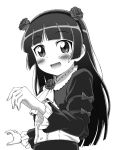  dress gokou_ruri gothic_lolita lolita_fashion long_hair mole monochrome open_mouth ore_no_imouto_ga_konna_ni_kawaii_wake_ga_nai sweatdrop tyuda 