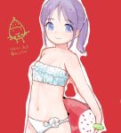  inazuma_eleven inazuma_eleven_(series) kudou_fuyuka navel purple_eyes purple_hair smile swimsuit violet_eyes 