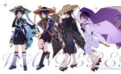  4boys :p akanbe arm_at_side armor arms_at_sides belt black_belt black_bodysuit black_bow black_bridal_gauntlets black_hat black_kimono black_pants black_sandals black_shorts black_sleeves blue_cape blue_gem blue_hat blue_jingasa blue_kimono blue_sleeves bodysuit bow bridal_gauntlets brown_sandals cape character_name clenched_hand closed_mouth clothing_cutout crying doll eyelid_pull eyeliner faceless faceless_male facing_to_the_side feathers finger_to_eye floral_print_veil full_body furisode gem genshin_impact geta gold gold_trim grey_trim grey_veil hakama hakama_shorts hand_up hat highres himalayas0 holding holding_doll ichimegasa index_finger_raised japanese_armor japanese_clothes jewelry jingasa juban kimono kote kurokote kuronushi_(genshin_impact) layered_sleeves leg_warmers lineup looking_at_viewer makeup mandarin_collar middle_ring mitsudomoe_(shape) multiple_boys multiple_persona neck_ring no_eyes open_clothes open_kimono open_mouth outstretched_arm pants parted_bangs pleated_shorts pom_pom_(clothes) purple_rope purple_sash purple_sleeves purple_veil red_eyeliner red_hat red_kimono red_sash red_sleeves ribbon-trimmed_sleeves ribbon_trim rope sandals sash scaramouche_(genshin_impact) scaramouche_(kabukimono)_(genshin_impact) shimenawa short_sleeves shorts shoulder_cutout shoulder_peek side_cape single_sode standing stirrup_legwear string stuffed_toy tassel tears toeless_legwear toenails toes tomoe_(symbol) tongue tongue_out tsurime twitter_username two-tone_hat veil violet_eyes wanderer_(genshin_impact) white_background white_kimono white_leg_warmers white_pants white_rope white_sleeves white_trim yellow_feathers zouri 