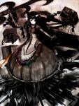  bow cong1991 dress hat highres hinanawi_tenshi lolita_fashion long_hair red_eyes sword sword_of_hisou touhou weapon 