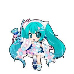  1girl :o animated animated_png aqua_eyes aqua_hair asymmetrical_gloves bell black_outline blue_boots blue_gloves blue_thighhighs blush boots chibi chibi_only closed_mouth detached_sleeves dress full_body fur-trimmed_dress fur_boots fur_trim game_asset gloves gradient_thighhighs hair_ornament hairclip handbell hatsune_miku hatsune_miku_graphy_collection headset holding holding_bell long_hair looking_at_viewer magical_mirai_(vocaloid) magical_mirai_miku magical_mirai_miku_(2020_winter) mismatched_gloves open_mouth outline pink_gloves short_dress single_thighhigh sleeveless sleeveless_dress smile solo standing thigh-highs transparent_background twintails v-shaped_eyebrows very_long_hair vocaloid white_boots white_dress white_thighhighs 