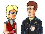  amuro_ray artist_request dale_gribble eyeglasses gundam hank_hill king_of_the_hill lowres mobile_suit_gundam parody quattro_bajeena style_parody sunglasses zeta_gundam 