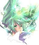  face floating_hair green_eyes green_hair hatsune_miku highres open_mouth solo suzu_akashi tears twintails vocaloid 