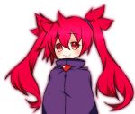  arcana_heart_3 artist_request long_hair red_eyes red_hair scharlachrot smile solo twintails 