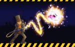  crossover ghostbusters gloves hat hershel_layton mario_bros. professor_layton proton_pack super_mario_bros. tongue top_hat zillabean 