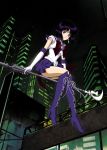 bishoujo_senshi_sailor_moon black_hair boots bow broom broom_riding choker city cross-laced_footwear earrings elbow_gloves glaive gloves heart high_heels hino_ryutaro jewelry lace-up_boots magical_girl night pleated_skirt polearm purple_eyes ribbon sailor_saturn shoes short_hair sidesaddle silence_glaive sitting skirt smile solo spear super_sailor_saturn tiara tomoe_hotaru violet_eyes weapon white_gloves 