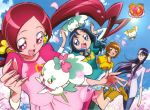  chypre_(heartcatch_precure!) coffret_(heartcatch_precure!) hanasaki_tsubomi heartcatch_precure! kurumi_erika myoudouin_itsuki official_art potpourri_(heartcatch_precure!) precure tsukikage_yuri umakoshi_yoshihiko 