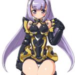  dd_(artist) doll_joints gloves long_hair purple_eyes purple_hair sharatang simple_background solo thigh_gap thighs violet_eyes 
