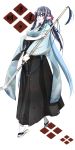  hair_ornament hakama highres japanese_clothes judith kmikan long_hair naginata polearm red_eyes solo tales_of_(series) tales_of_vesperia weapon 