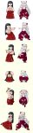  absurdres branch chibi comic dancing fujiwara_no_mokou highres houraisan_kaguya hyaluron jeweled_branch_of_hourai long_image multiple_girls price_tag tall_image touhou 