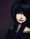  black_hair blue_eyes dark emo female long_hair 