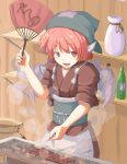  bad_hands daizumi face fan grill highres mystia_lorelei okamisty solo touhou wings 