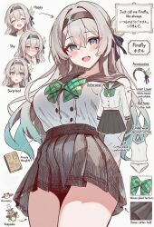  1girl character_sheet firefly_(honkai:_star_rail) honkai:_star_rail honkai_(series) long_hair underwear 