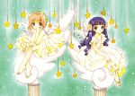  card_captor_sakura clamp daidouji_tomoyo fixed kinomoto_sakura wings 