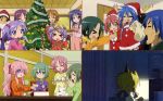  cherry_(dog) christmas hiiragi_inori hiiragi_kagami hiiragi_matsuri hiiragi_miki hiiragi_tadao hiiragi_tsukasa iwasaki_minami izumi_konata izumi_soujirou kobayakawa_yutaka kuroi_nanako lucky_star narumi_yui takara_miyuki takara_yukari 