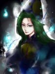  green_eyes green_hair hat lips long_hair masamune_(eight5050) mima solo touhou touhou_(pc-98) wizard_hat 