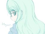  character_request glasses green_hair long_hair mayer_staicia sotto 