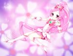  boots brooch cure_blossom earrings hanasaki_tsubomi heart heartcatch_precure! jewelry long_hair magical_girl pink pink_background pink_eyes pink_hair ponytail precure ribbon smile solo taroimo thigh-highs thigh_boots thighhighs wrist_cuffs 