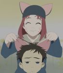  animal_ears animated animated_gif cat_ears flcl gif lol nandaba_naota samejima_mamimi 