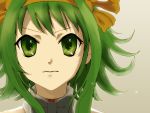  cosplay green_eyes green_hair gumi hair_ribbon hayateru ribbon short_hair solo suzumiya_haruhi suzumiya_haruhi_(cosplay) suzumiya_haruhi_no_yuuutsu vocaloid 