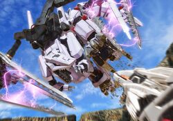  3d berserk_fuhrer blue_sky claws clouds electricity liger_zero mecha motion_blur no_humans robographer sharp_teeth sky zoids zoids_shinseiki/zero 