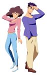  1girl couple crayon_shin-chan highres hosiman nohara_hiroshi nohara_misae 