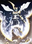  blancwing cape feathers highres hiro_(hibikigaro) kamen_rider kamen_rider_femme kamen_rider_ryuki_(series) sword weapon 