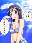  bikini blue_eyes blue_hair breasts cleavage long_hair ore_no_imouto_ga_konna_ni_kawaii_wake_ga_nai solo swimsuit tailap translated 