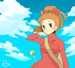  anpolly arrietty cloud clouds floating_hair ghibli karigurashi_no_arrietty lowres oekaki sky solo studio_ghibli wind 