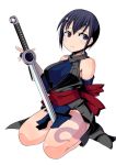 character_request ichikyuu samurai_spirits shiki_(samurai_spirits) short_hair snk solo sword tattoo weapon 