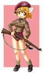  beret boots buruma copyright_request ebifly fang fangs gun hat jacket lee-enfield lee-enfield_no.4_mk.1. lee_enfield military military_uniform paratrooper rifle smle_no.4_mk.1. solo tail uniform weapon world_war_ii wwii 