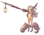  amazon amazon_(dragon&#039;s_crown) amazon_(dragon's_crown) blonde_hair chibi dragon&#039;s_crown dragon's_crown highres tatoo tattoo vanillaware 