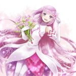  alternate_costume bad_id dress elbow_gloves flower gloves jewelry long_hair open_mouth pantyhose purple_eyes purple_hair smile solo sophie_(tales_of_graces) tales_of_(series) tales_of_graces violet_eyes white_gloves white_legwear 