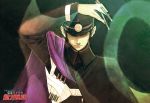  cape cat devil_summoner gouto hat ishizuekachiru kuzunoha_raidou shako_cap silhouette solo uniform 
