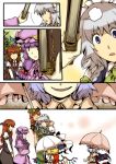  flandre_scarlet hong_meiling izayoi_sakuya koakuma konpaku_youmu patchouli_knowledge remilia_scarlet silent_comic touhou yagimiwa 