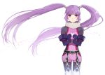  bodysuit buckle flower gloves long_hair oselo721 purple_eyes purple_hair smile solo sophie_(tales_of_graces) tales_of_(series) tales_of_graces twintails very_long_hair violet_eyes 