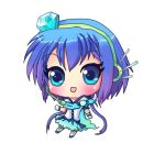  artist_request blue_eyes blue_hair chibi i-style_project kanontsuki lowres simple_background solo tourmaline vocaloid 