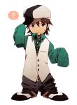  ? age_regression brown_eyes brown_hair cabbie_hat child facial_hair hat kaburagi_t_kotetsu male oversized_clothes ryabu solo tiger_&amp;_bunny young 