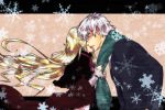 blonde_hair character_request crossover discharge_cycle jhons_lee kirisame_marisa long_hair m.u.g.e.n mugen_(game) scarf silver_hair touhou 