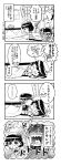  abua blush_stickers comic hair_bobbles hair_ornament hat highres hijiri_byakuren kotatsu minigirl monochrome murasa_minamitsu onozuka_komachi rod_of_remorse sailor_hat shikieiki_yamaxanadu table touhou translation_request twintails 