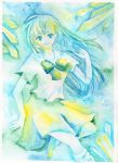  ion_(manga) sa-ya school_uniform solo traditional_media tsuburagi_ion watercolor_(medium) 