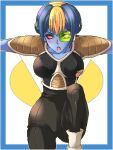  blue_skin burter dragon_ball dragon_ball_z dragonball_z genderswap ginyu_force ginyu_force_pose lowres 