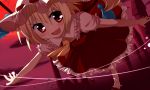 anime_coloring flandre_scarlet foreshortening haiiro_(immature) nail_polish perspective red smile solo touhou 