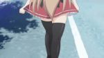  animated animated_gif gif lowres mayoi_neko_overrun! serizawa_fumino skirt thigh-highs thighhighs walking zettai_ryouiki 