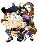  amazon_(dragon&#039;s_crown) amazon_(dragon's_crown) arrow axe boots bow_(weapon) breasts brown_eyes brown_hair circlet cloak dragon&#039;s_crown dragon's_crown elf_(dragon&#039;s_crown) elf_(dragon's_crown) feathers gloves green_eyes hat hood keykey117117 large_breasts muscle sorceress_(dragon&#039;s_crown) sorceress_(dragon's_crown) vanillaware weapon witch_hat 