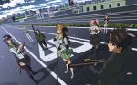  busujima_saeko highschool_of_the_dead hirano_kohta miyamoto_rei takagi_saya takashi_komuro 